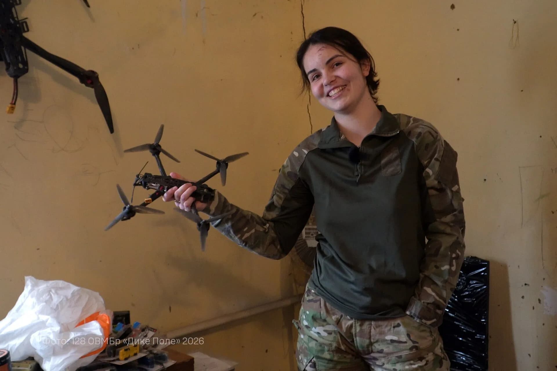 Операторка FPV-дронів Мирослава з підрозділу безпілотних систем